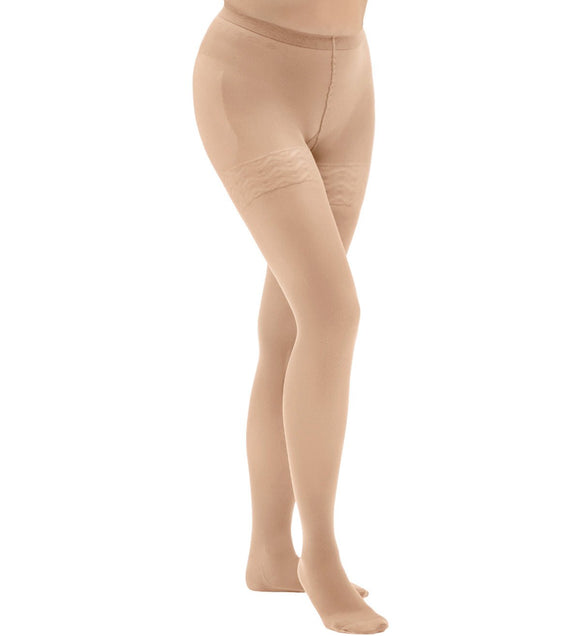 OPEN BOX: Classic Compression Closed Toe Pantyhose - Solidea U.S.