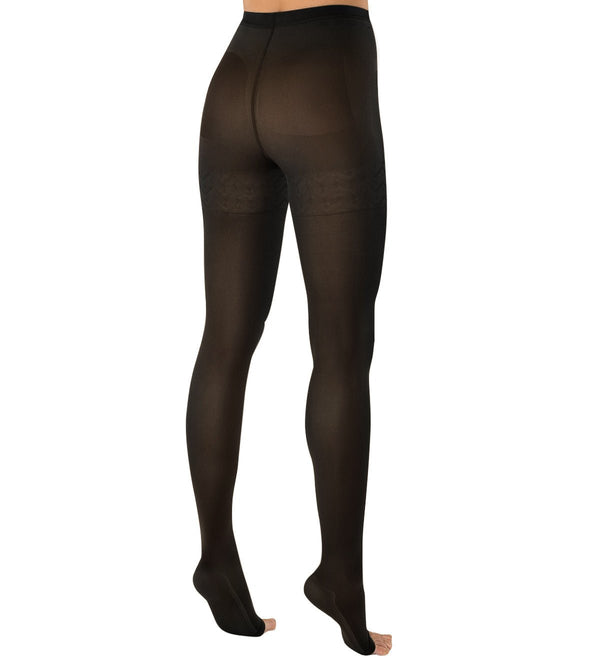 OPEN BOX: Classic Compression Open Toe Pantyhose - Solidea U.S.