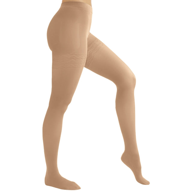 UNOPENED: Classic Compression Closed Toe Pantyhose - Solidea U.S.